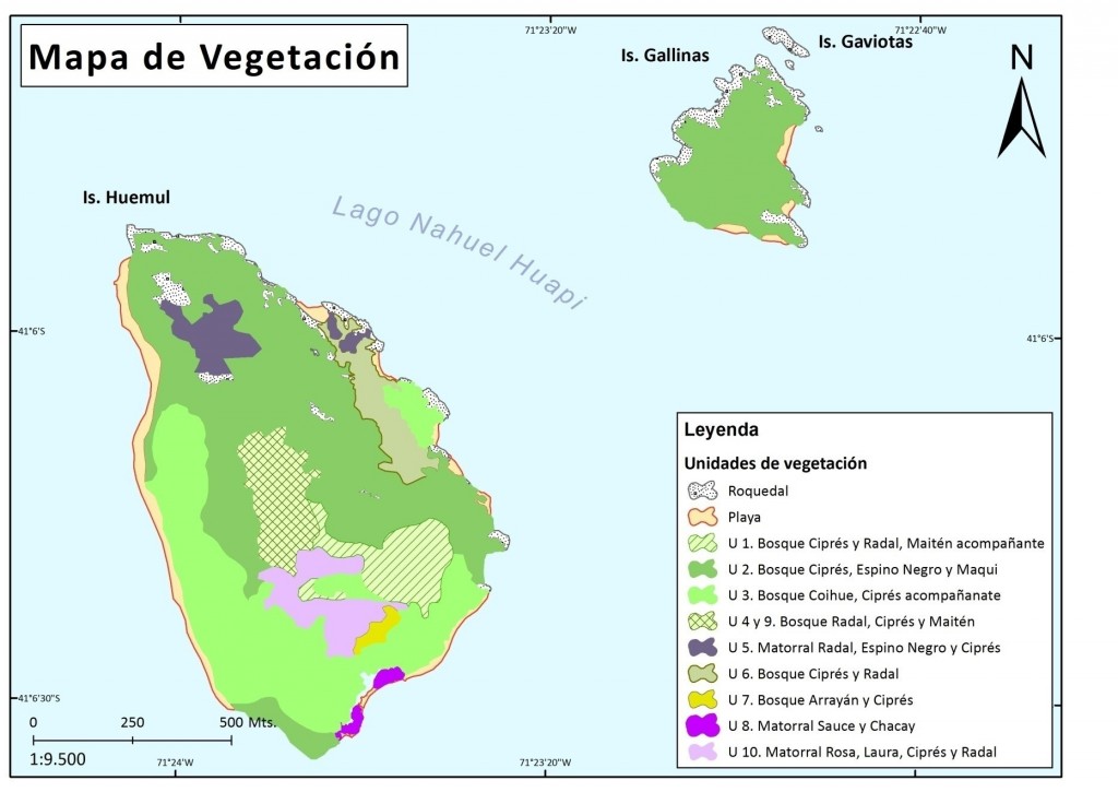 MApa de vegetación
